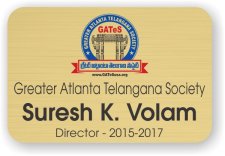 (image for) Greater Atlanta Telangana Society Shaped Other badge