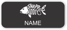 (image for) Snapper Addict Fishing Charter Standard Black badge