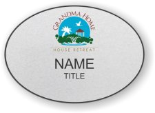 (image for) The Grandma Home House Retreat Oval Silver badge