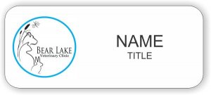 (image for) Bear Lake Veterinary Clinic Standard White badge