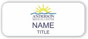 (image for) Anderson Medical Center Standard White badge