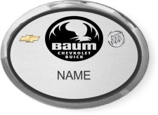 (image for) Baum Chevrolet Buick Oval Executive Silver badge