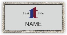 (image for) First Title Agency, Inc Bling Silver badge