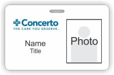(image for) Fidelis/Concerto Photo ID Horizontal badge