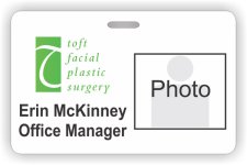 (image for) Toft Facial Plastic Surgery Photo ID - Horizontal badge