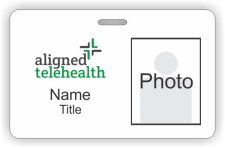 (image for) Aligned Telehealth Photo ID Horizontal badge