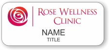 (image for) Rose Wellness Clinic Shaped White badge