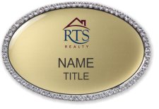 (image for) RTS Homes Oval Bling Silver Other badge