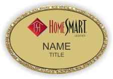 (image for) HomeSmart - Legends Oval Bling Gold badge