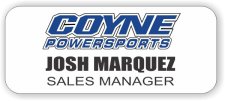 (image for) Coyne Powersports Standard White badge
