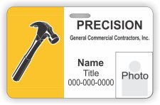(image for) Precision General CC, Inc. Photo ID Horizontal badge