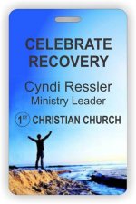 (image for) CELEBRATE RECOVERY Full Color - Round Corners badge