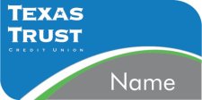 (image for) Texas Trust Credit Union Name Badge - Credit Union 