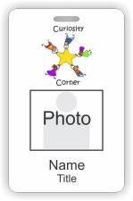 (image for) CURIOSITY CORNER Photo ID Vertical badge