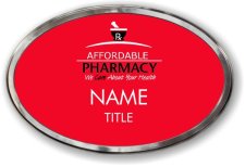 (image for) Affordable Pharmacy Oval Prestige Polished badge