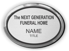 (image for) The Next Generation Funeral Home Oval Executive Silver badge
