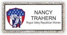 (image for) RV Republican Women Bling Silver Other badge