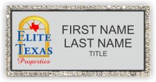 (image for) Elite Texas Properties Bling Silver badge