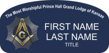 (image for) Most Worshipful Prince Hall Grand Lodge of Kansas Shaped Other badge