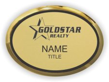 (image for) Goldstar Realty Oval Executive Gold badge