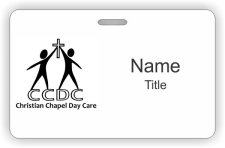 (image for) Christian Chapel Day Care ID Horizontal badge