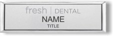 (image for) Fresh Dental Small Executive Silver badge