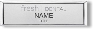 (image for) Fresh Dental Small Executive Silver badge