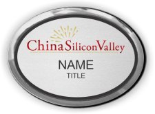 (image for) China Silicon Valley Oval Executive Silver badge