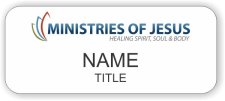 (image for) Ministries of Jesus Standard White badge