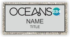 (image for) Oceans 234 Bling Silver badge