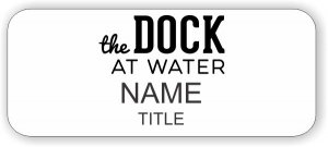 (image for) The Dock at Water Standard White badge