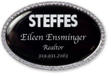(image for) Steffes Oval Bling Silver Other badge