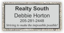 (image for) REALTY SOUTH Bling Silver badge