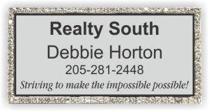 (image for) REALTY SOUTH Bling Silver badge