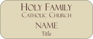 (image for) Holy Family Catholic Church Standard Other badge