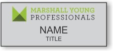 (image for) Marshall Young Professionals Standard Silver Square Corner badge