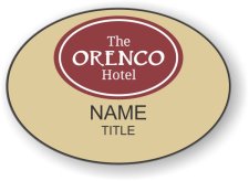(image for) The Orenco Hotel Oval Gold badge