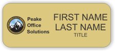 (image for) Peake Office Solutions Standard Gold badge