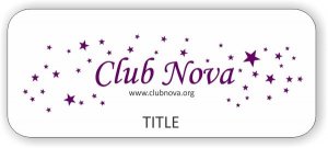 (image for) Club Nova Community, Inc Standard White badge