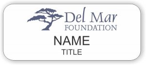 (image for) Del Mar Foundation Standard White badge