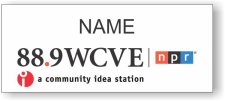 (image for) Community Idea Stations Standard White Square Corner badge