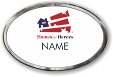 (image for) Exit Realty Extreme - Homes for Heroes Oval Prestige Polished badge