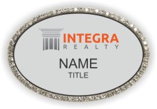 (image for) Integra Realty Oval Bling Silver badge