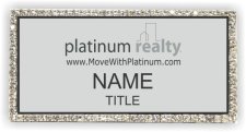 (image for) Platinum Realty Bling Silver badge