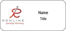 (image for) Redline Pharmacy Standard White badge