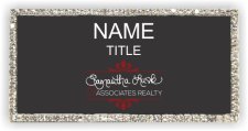 (image for) Samantha Lusk & Associates Realty Bling Silver Other badge