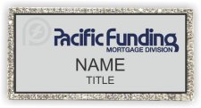 (image for) Pacific Funding Bling Silver badge