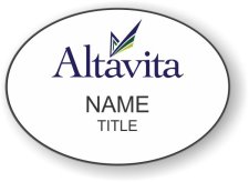 (image for) altavita Oval White badge