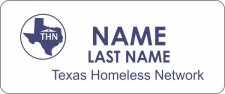 (image for) Texas Homeless Network Standard White badge