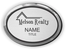 (image for) Melson Realty Oval Executive Silver badge